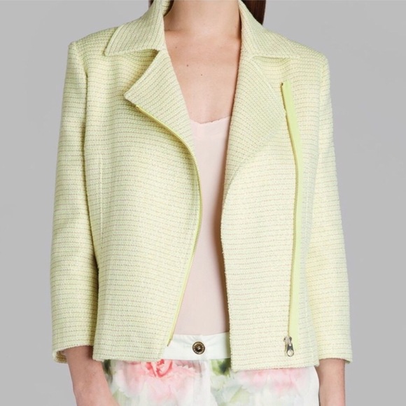 TED BAKER Tweed Biker Jacket - Picture 1 of 7